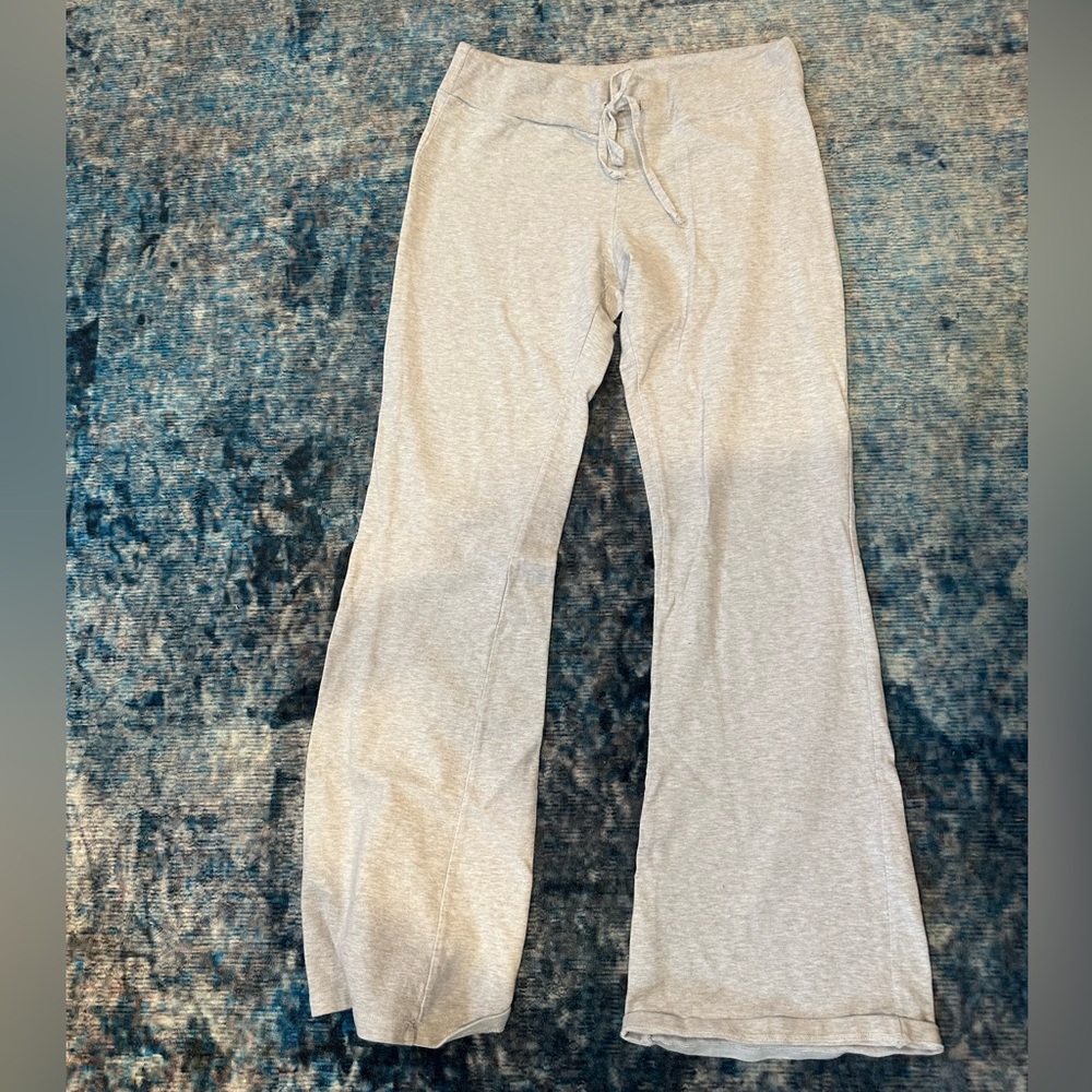 Brandy Melville Gray Low Rise Wide Leg Sweats